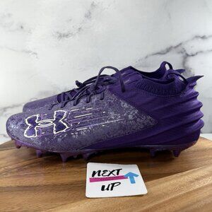 Under Armour Blur Smoke 2.0 MC Football Cleats 3027978-300 Size 14 Purple